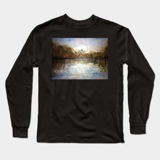 Semi abstract river scape 5 Long Sleeve T-Shirt